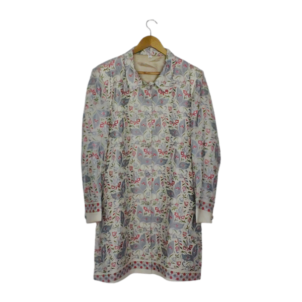 Embroidered Long Coat - Image 9