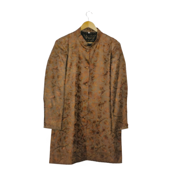 Embroidered Long Coat - Image 7