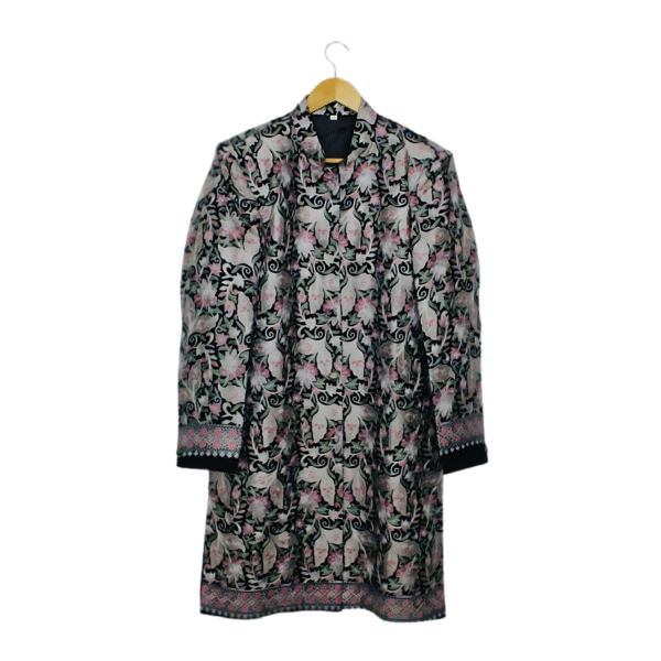 Embroidered Long Coat - Image 2