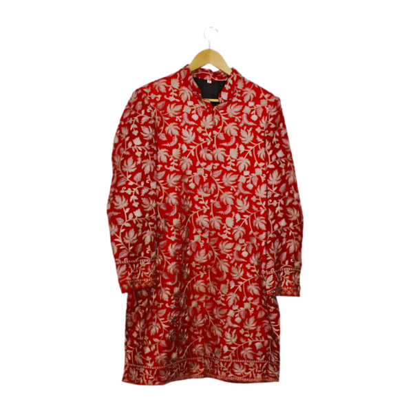Embroidered Long Coat - Image 6
