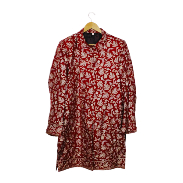 Embroidered Long Coat - Image 15