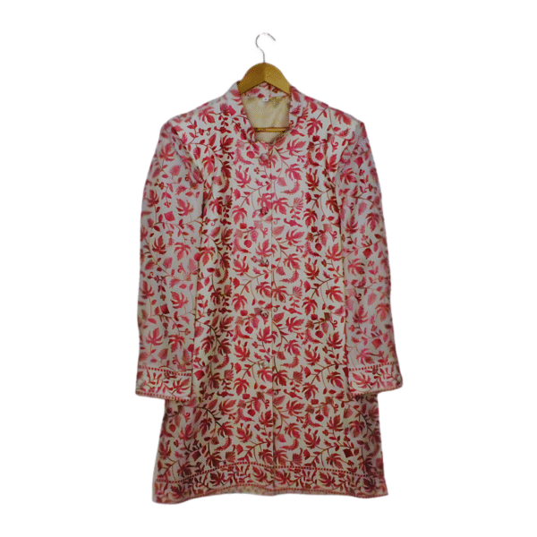 Embroidered Long Coat - Image 8