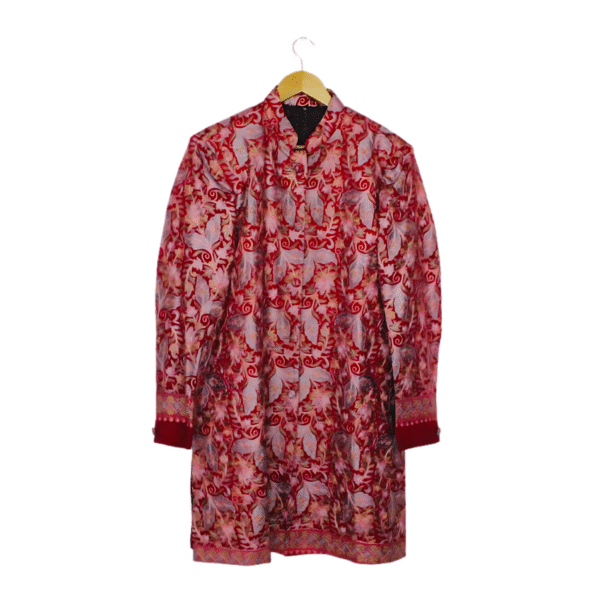 Embroidered Long Coat - Image 10